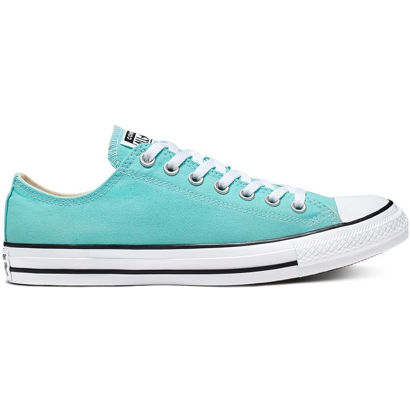 Baskets mode femme Converse all star seasonal ox bleu VoShoes