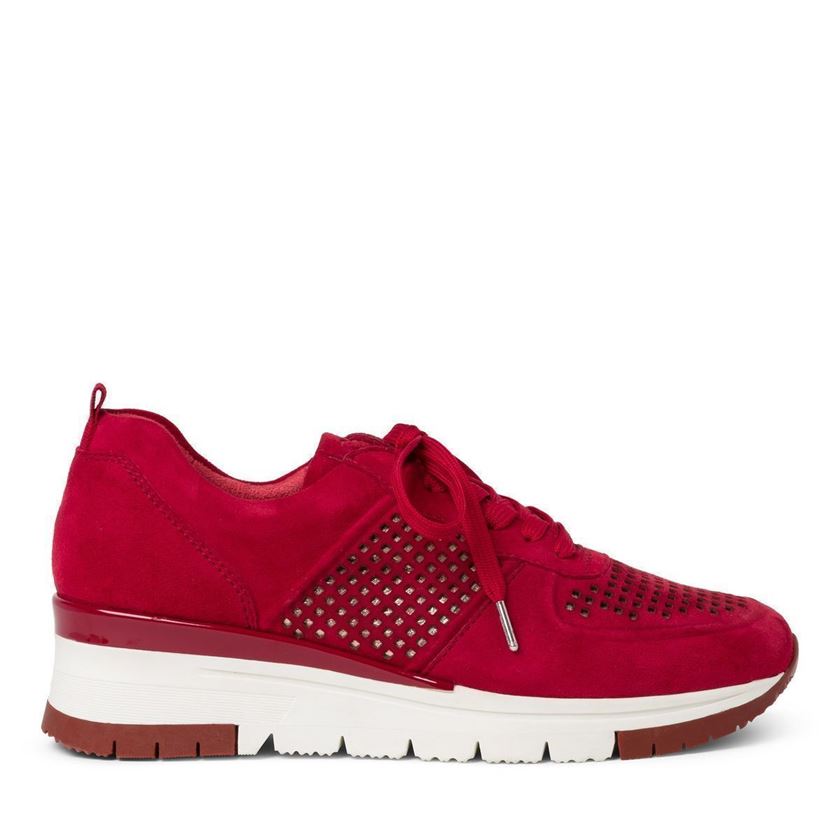 Baskets mode femme Tamaris julia rouge VoShoes