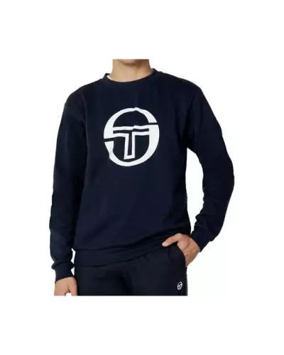 SERG SWEATER Sergio Tacchini 0001-BLUE WHITE 103.10005