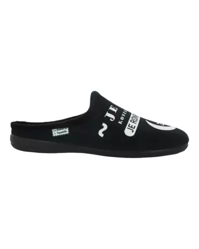 MULE HUMOUR M Maison de l'Espadrille 105-7-H8-NOIR DICTONS