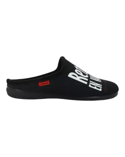 MULE HUMOUR M Maison de l'Espadrille 106-6-H8-NOIR DICTONS