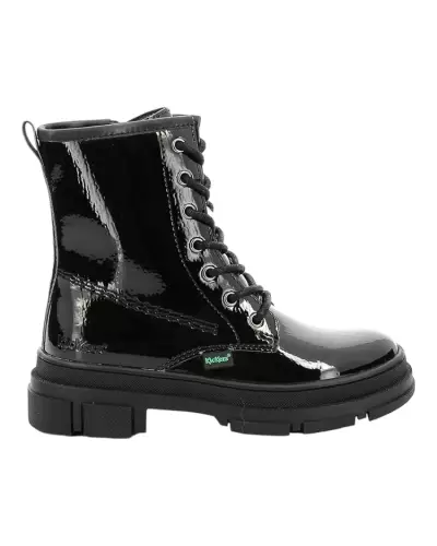 KICK GOJI Kickers 83-NOIR VERNIS 947271