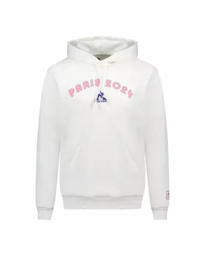 GRAPHIC P24 HOODY NÂ°2 M Le Coq Sportif 2410278-marshmallow GRAPHIC P24 Hoody NÂ°2 M
