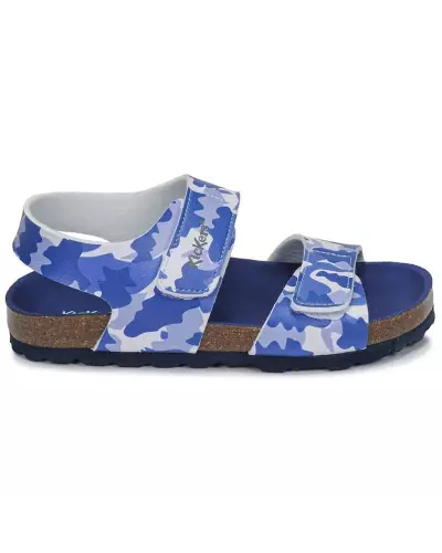 SUMMERKRO Kickers 51 BLEU CAMOUFLAGE 785450