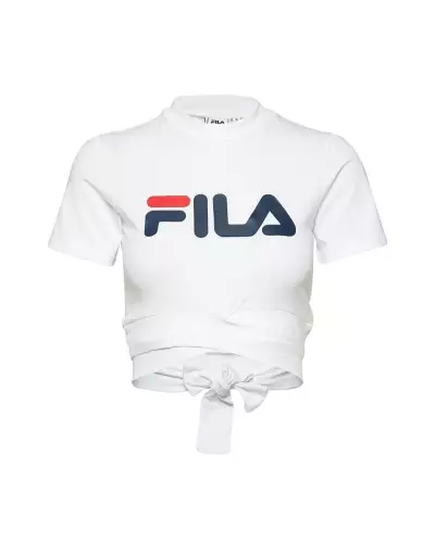 WOMEN ROXY BELTED TOP FILA M67 - BRIGHT WHITE 681926