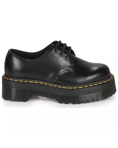 1461 QUAD Dr Martens 25567001 BLACK POLISHED S 1461 QUAD