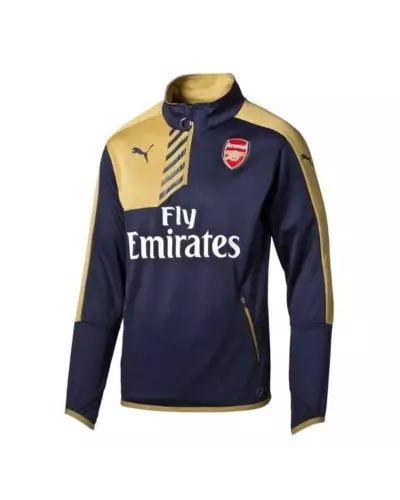 AFC 1/4 TRAINING TOP Puma 03 BLACK IRIS /VICTORY GO 748798