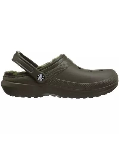 CLASSIC FUZZ LINED CLOG Crocs 3Q6 DARK CAMO GREEN 203592