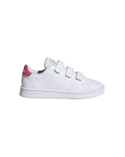 ADVANTAGE C Adidas BLANC/ROSE EF0221