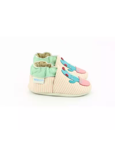 CACTUS Robeez 31 BLANC CASSE ROSE 686170