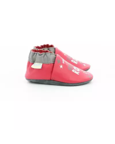 LET IT ROCK Robeez 213 - FUCHSIA GRIS 771120