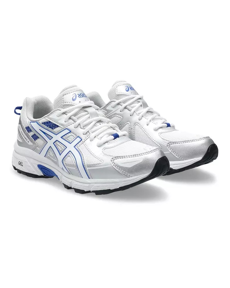 GEL VENTURE 6 GS 101-WHITE/LAPIS LAZULI BL Blanc