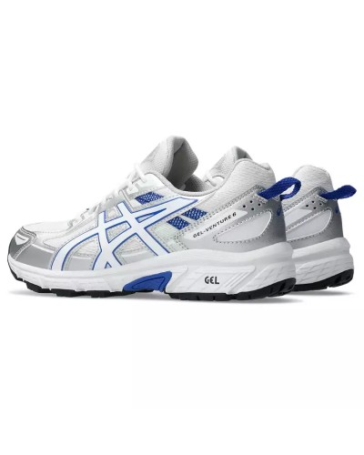 GEL VENTURE 6 GS 101-WHITE/LAPIS LAZULI BL Blanc