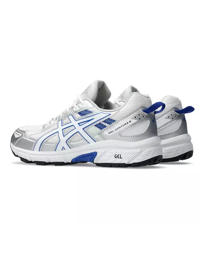 GEL VENTURE 6 GS 101-WHITE/LAPIS LAZULI BL Blanc