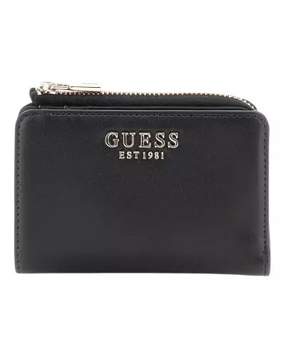 LAUREL SLG SMALL ZIP BLACK Noir