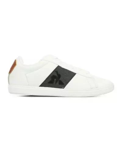 COURTCLASSIC GS BLACK JEA Le Coq Sportif 2220341-Optical wht/blk COURTCLASSIC GS BLACK JEA