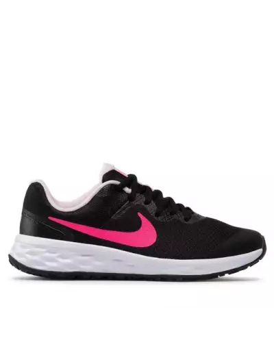 REVOLUTION 6 NN GS NIKE 007-NOIR /ROSE DD1096