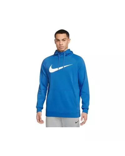 M NK DRY HOODIE PO SWOOSH NIKE 435-BLEU CZ2425