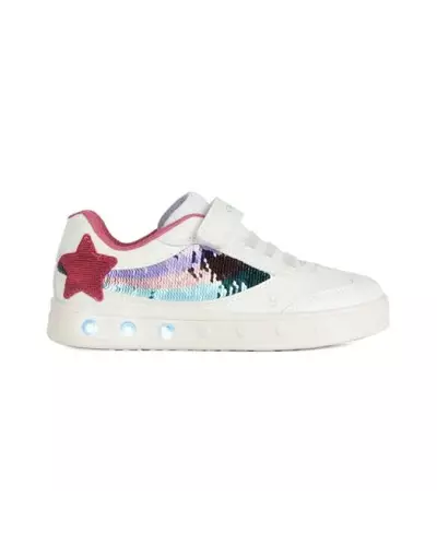 J SKYLIN GIRL B Geox C0653-BLANC/MULTICOLORE J358WB