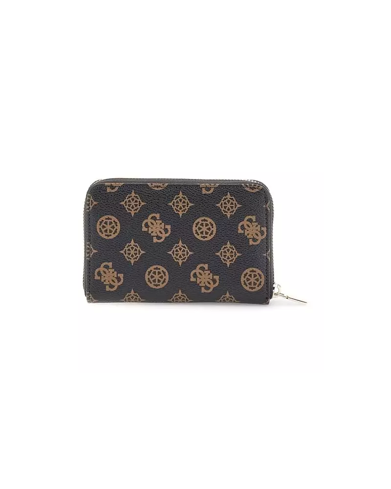 LAUREL SLG MEDIUM ZIP ARO Guess MOCHA LOGO SWPG85 00400