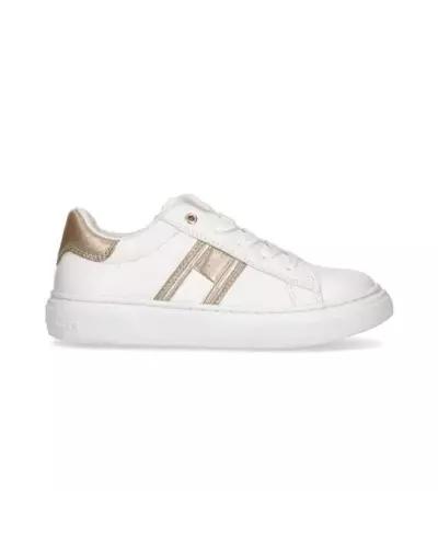 FLAG LOW CUT Tommy Hilfiger X048-WHITE/PLATINIUM T3A9-32703