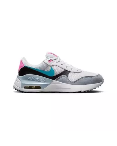 AIR MAX SYSTM GS NIKE 106-BLANC/NOIR/GRIS DQ0284