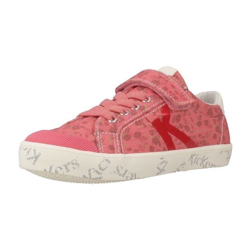 Baskets mode fille Kickers gody rose VoShoes