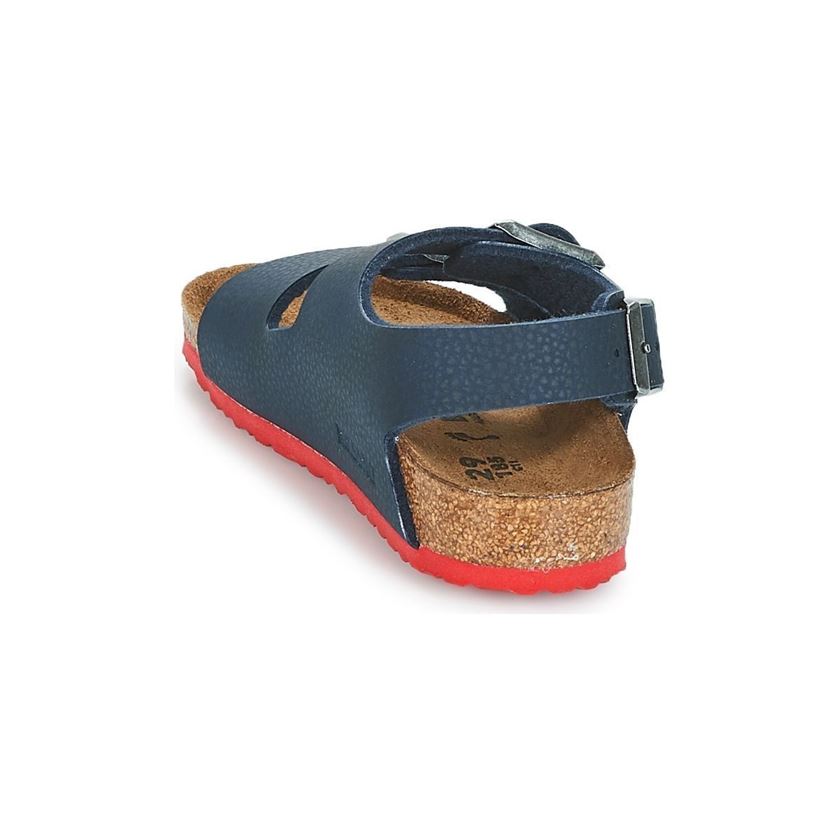 Sandales garcon Birkenstock milano bleu VoShoes