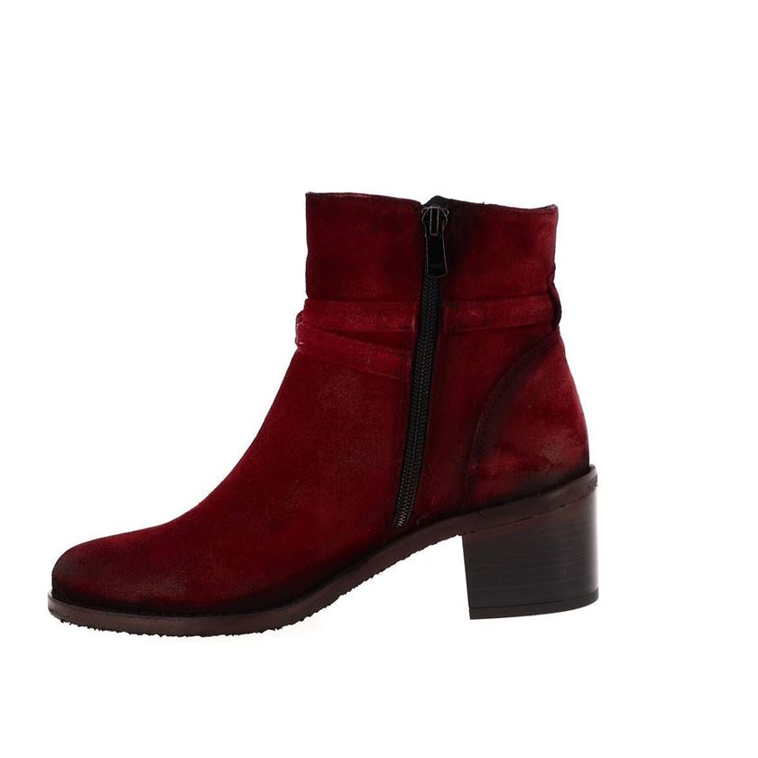 Bottines femme Dorking 7335 rouge VoShoes