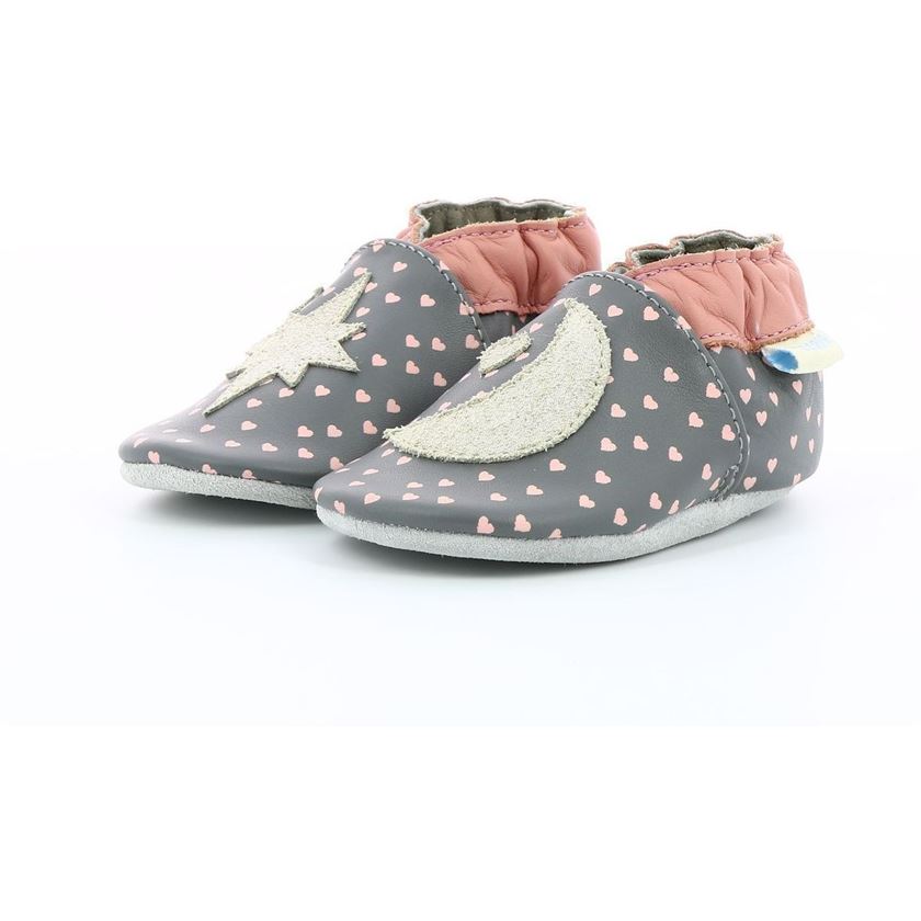 Pantoufles et chaussons fille Robeez fairy gris VoShoes