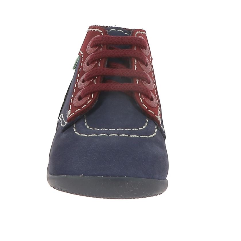 Bottines Kickers BONBON-2 Marine Rose Tricolore