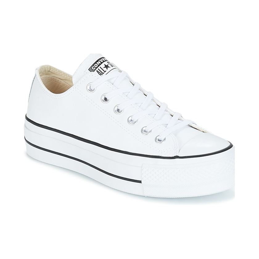 Baskets mode femme Converse ctas lift ox clean blanc VoShoes