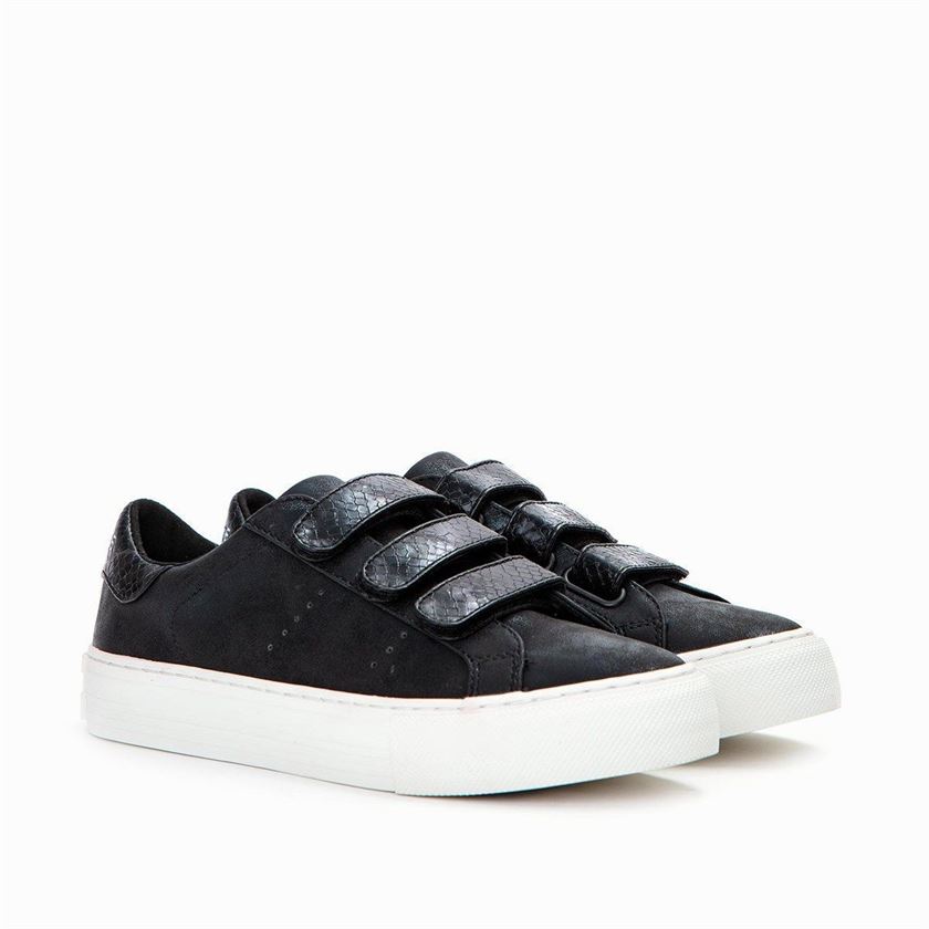 No name femme arcade straps gloom reptil noir1080006_3 sur voshoes.com