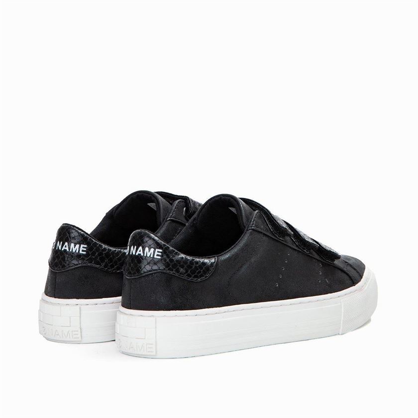 No name femme arcade straps gloom reptil noir1080006_4 sur voshoes.com