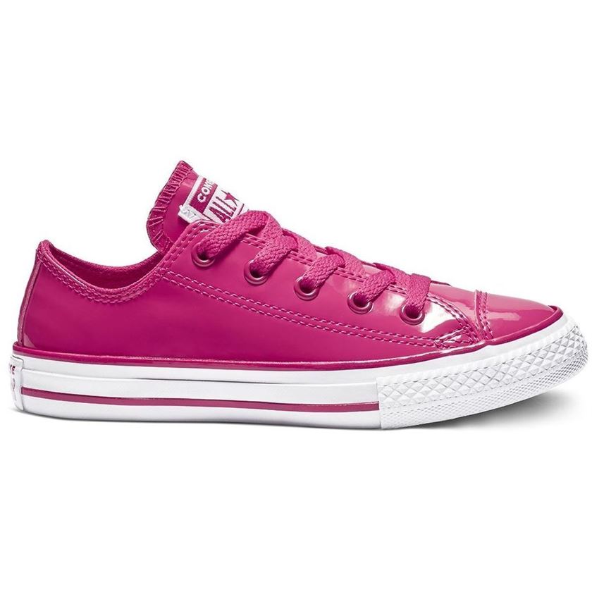 fille Converse fille chuck taylor all star leather   ox rose