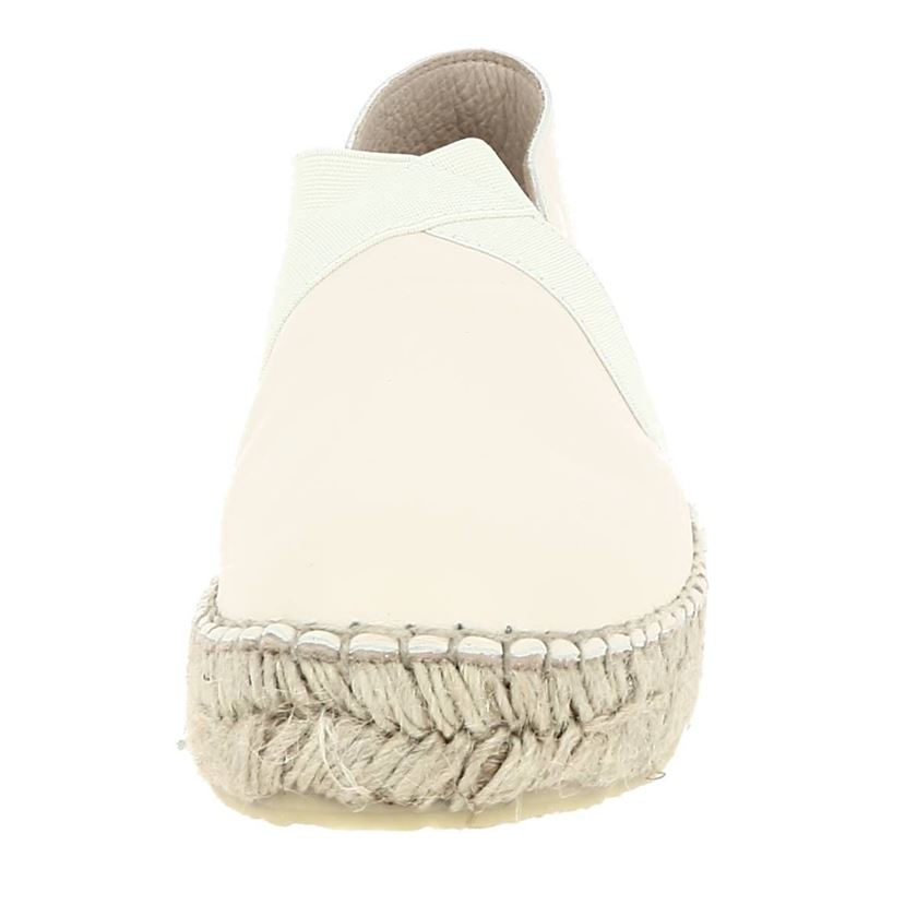 Maison de l espadrille femme espadrille elastiques blanc1237301_6 sur voshoes.com