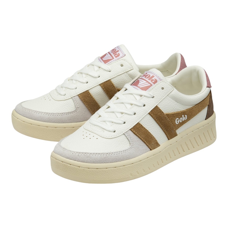 Gola femme grandslam trident blanc1281121_3 sur voshoes.com