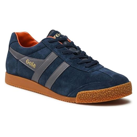 Gola homme harrier suede bleu1281415_2 sur voshoes.com