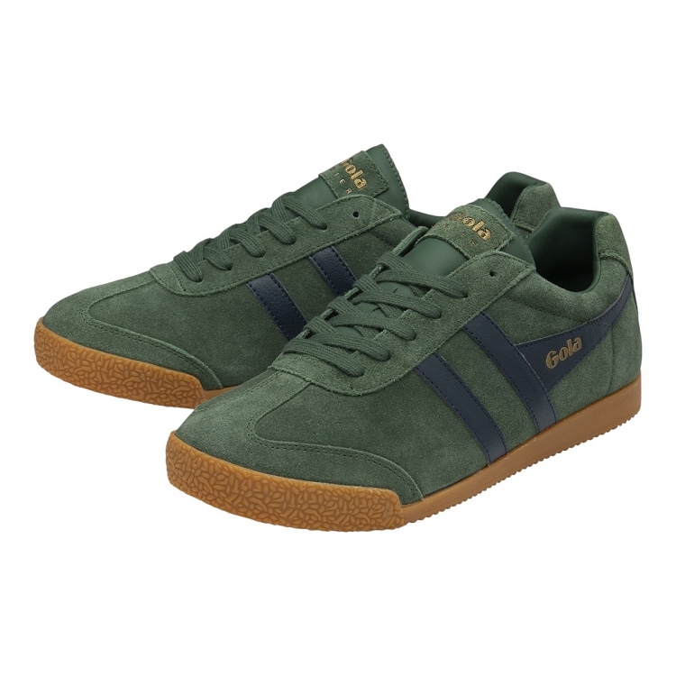 Gola homme harrier suede marron1281424_3 sur voshoes.com