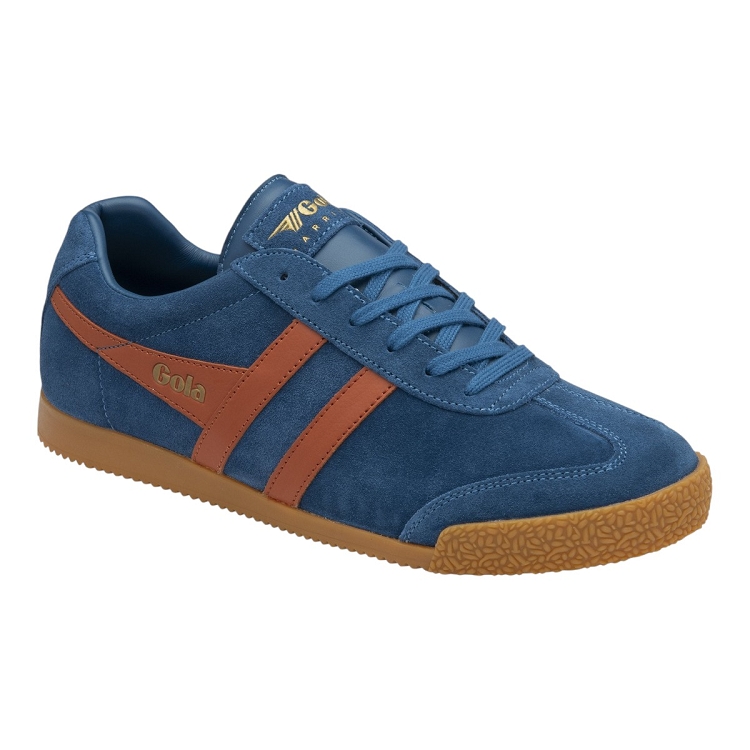 Gola homme harrier suede bleu1281425_2 sur voshoes.com