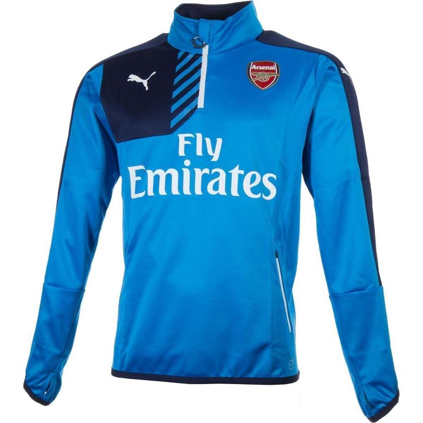 homme Puma homme afc 1 4 training top bleu