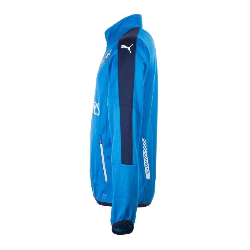 Puma homme afc 1 4 training top bleu1296701_4 sur voshoes.com