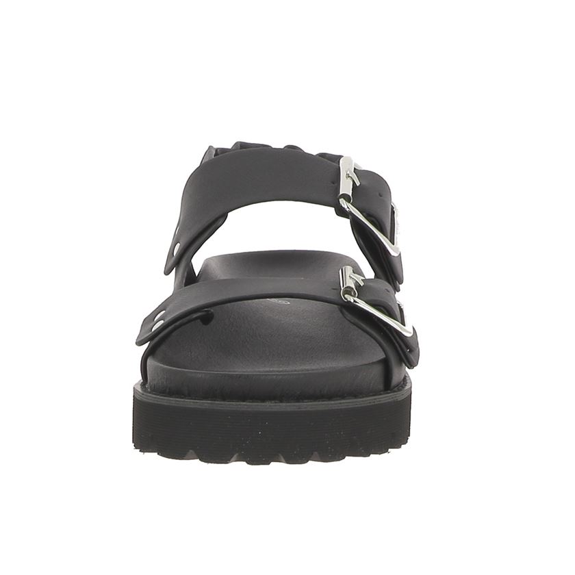 No name femme june sandal soft noir1308301_4 sur voshoes.com