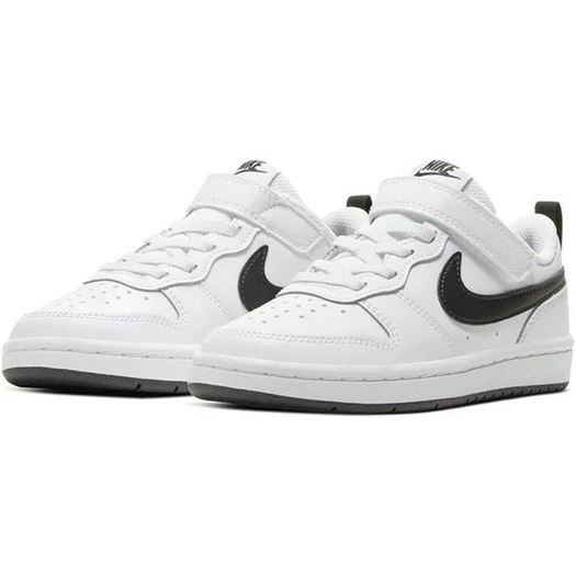 Nike fille court borough low 2 blanc1347003_2 sur voshoes.com