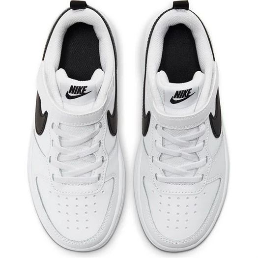 Nike fille court borough low 2 blanc1347003_4 sur voshoes.com