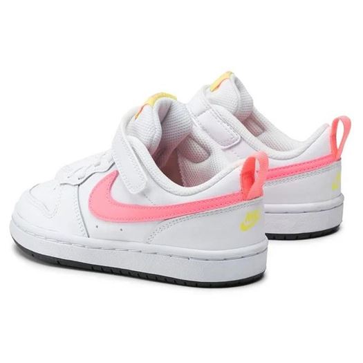 Nike fille court borough low 2 blanc1347007_3 sur voshoes.com