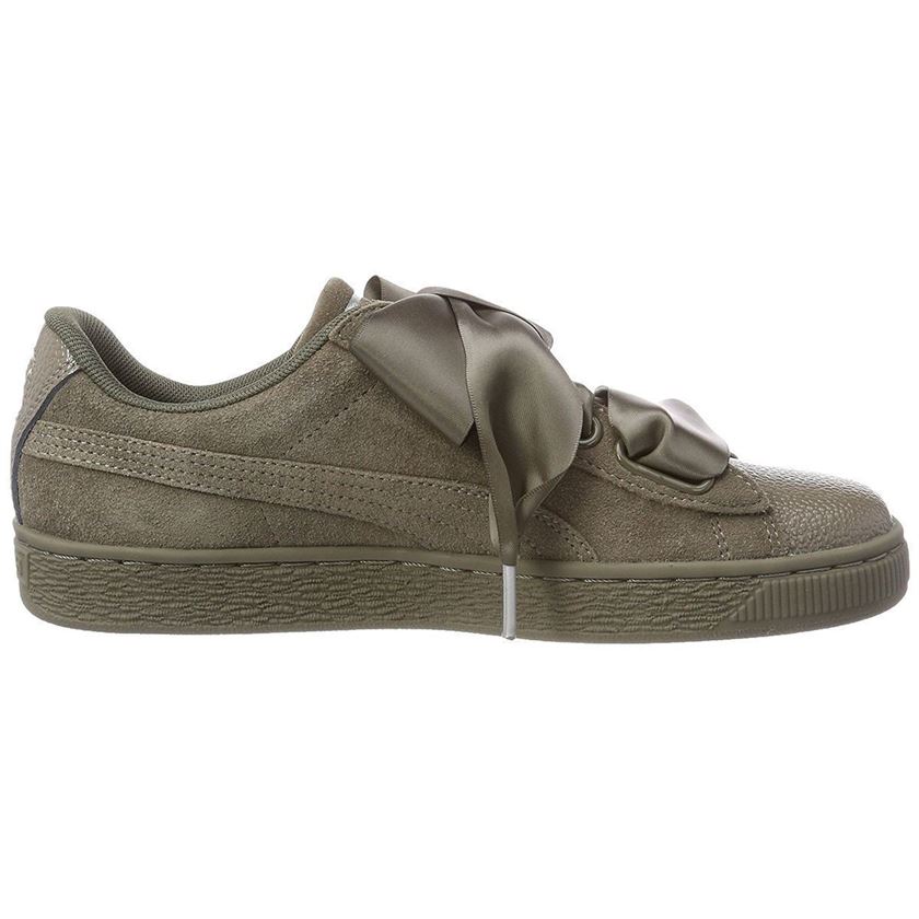 femme Puma femme suede heart bubble gris