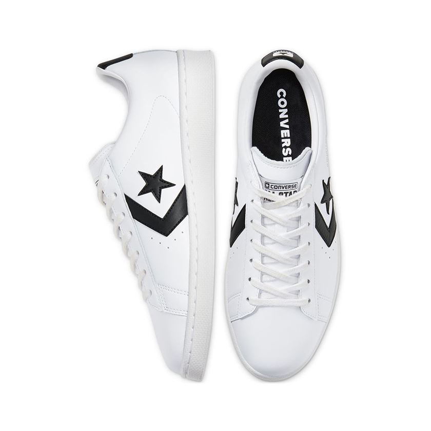 Converse homme pro leather blanc1769102_4 sur voshoes.com