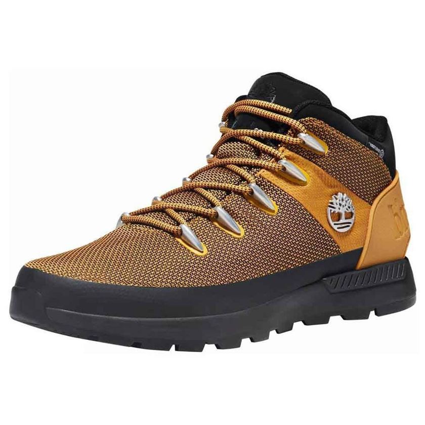 Timberland garcon sprint trekker mid fabric jaune1769401_2 sur voshoes.com