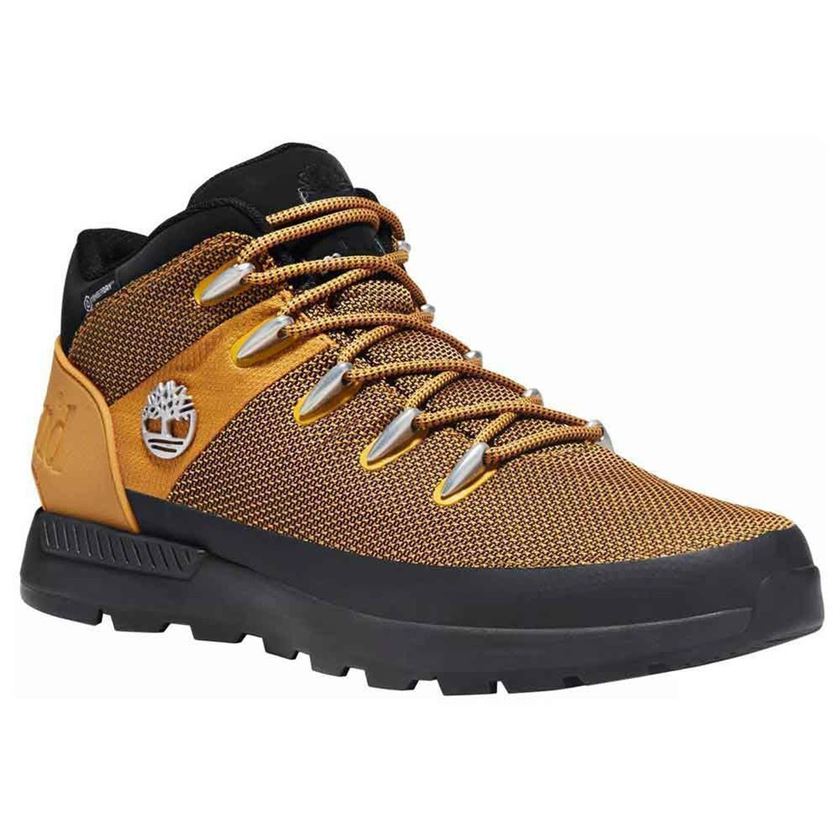 Timberland garcon sprint trekker mid fabric jaune1769401_3 sur voshoes.com